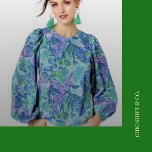 Lilly Pulitzer Lynnley | Romantic Sleeve | Resort Ready | Size M